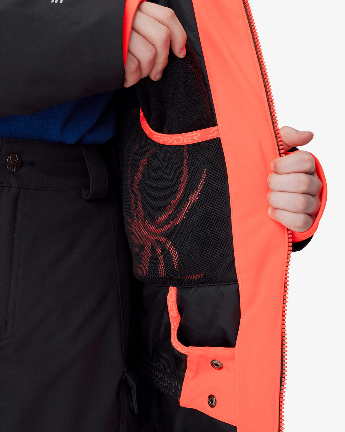 Boys' Davos Jacket - Electric Coral