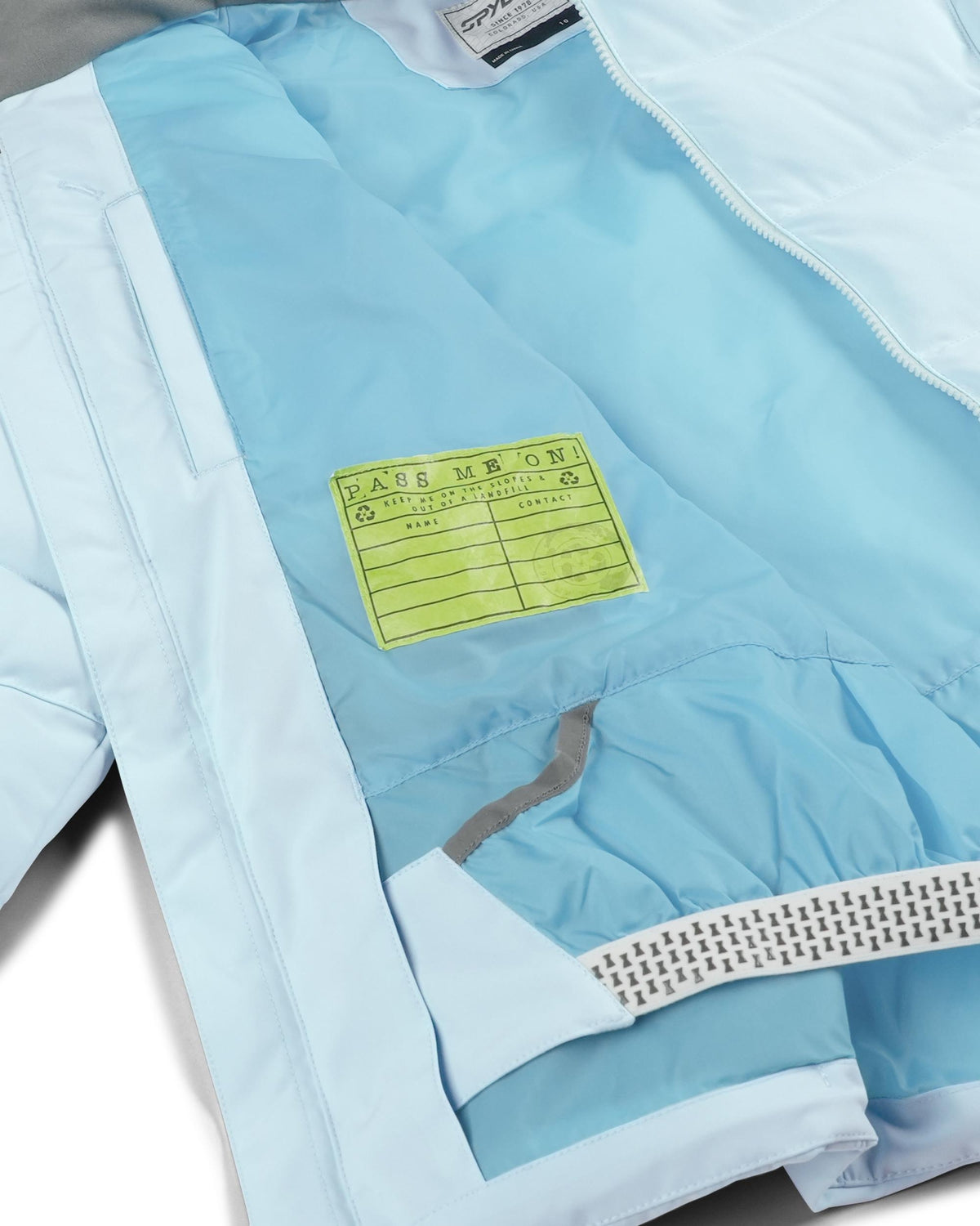 Girls Zadie Jacket - Crystal Blue