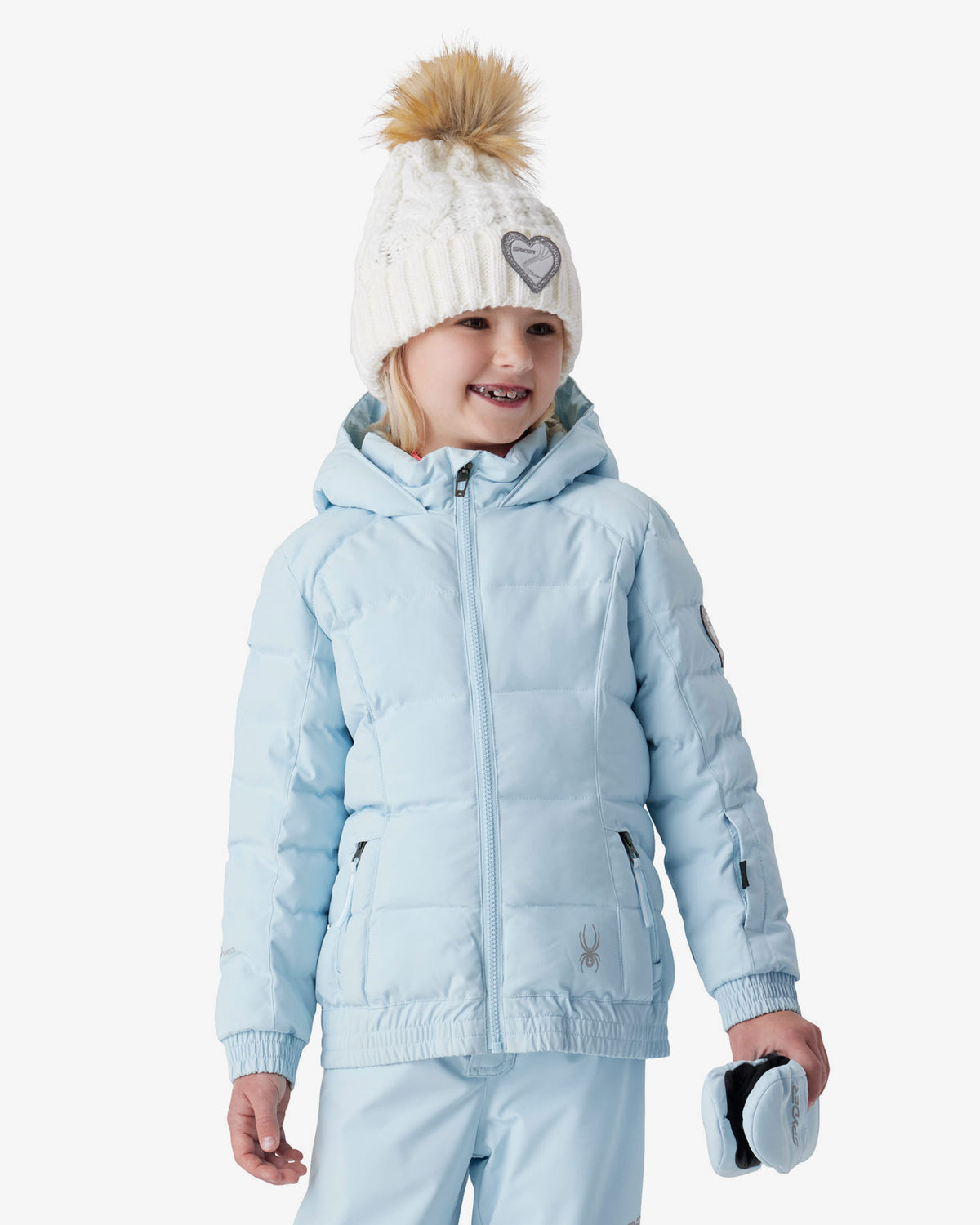 Girls' Zadie Synthetic Down Jacket - Cloudy Blue