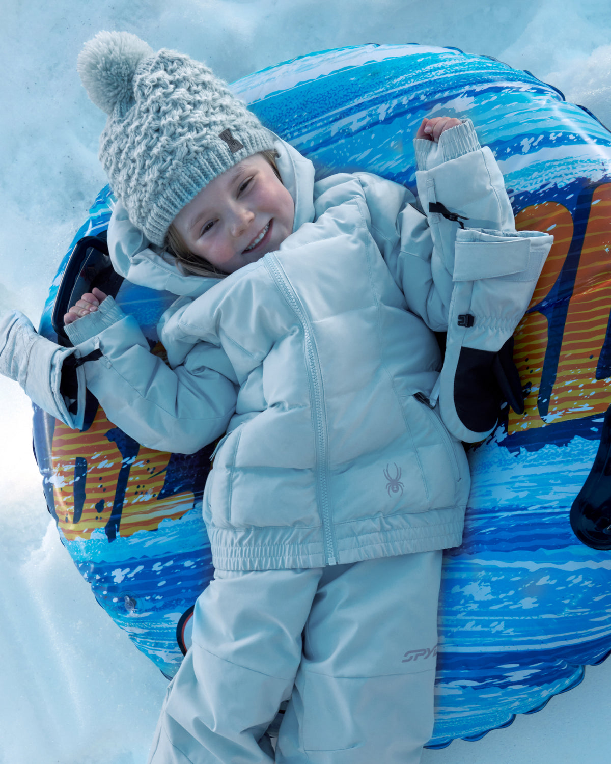 Girls' Zadie Synthetic Down Jacket - Cloudy Blue