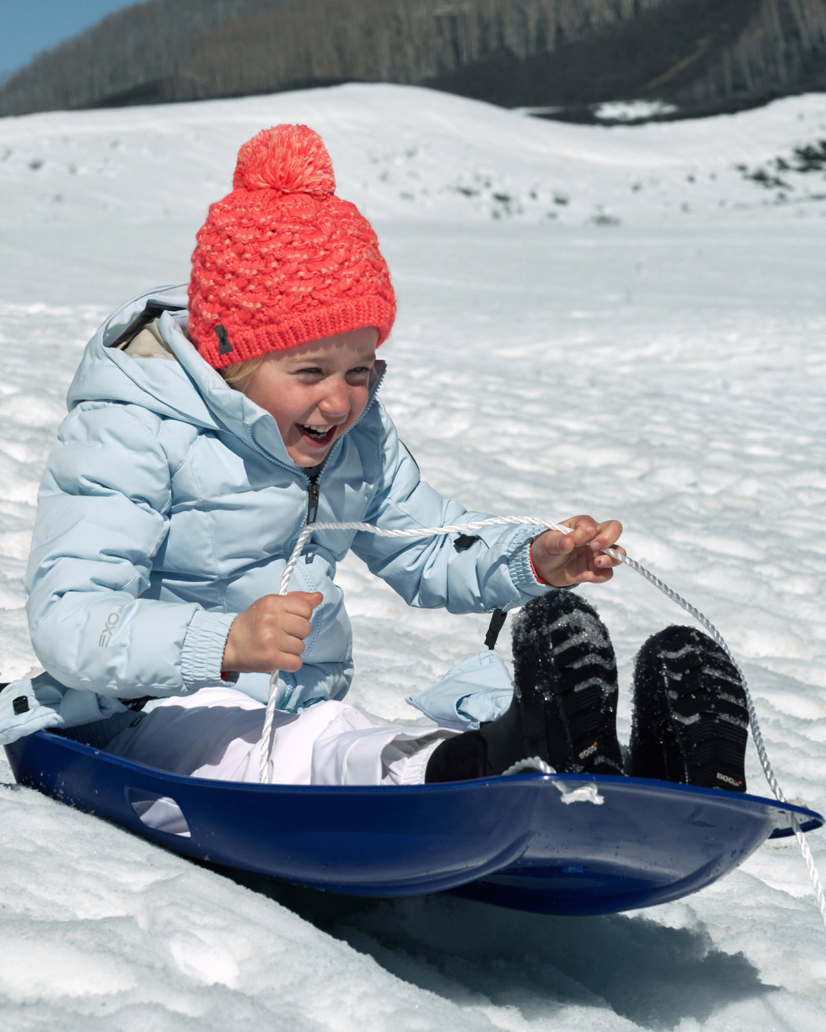 Girls' Zadie Synthetic Down Jacket - Cloudy Blue