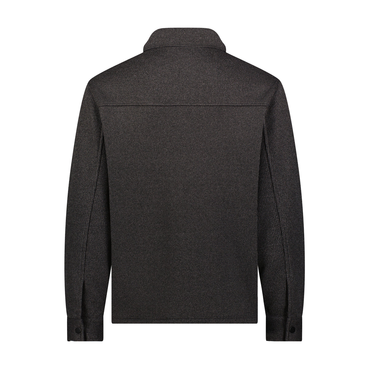 Men's Sweater Fleece Shacket - Pewter