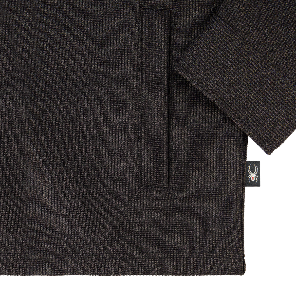 Men's Sweater Fleece Shacket - Pewter