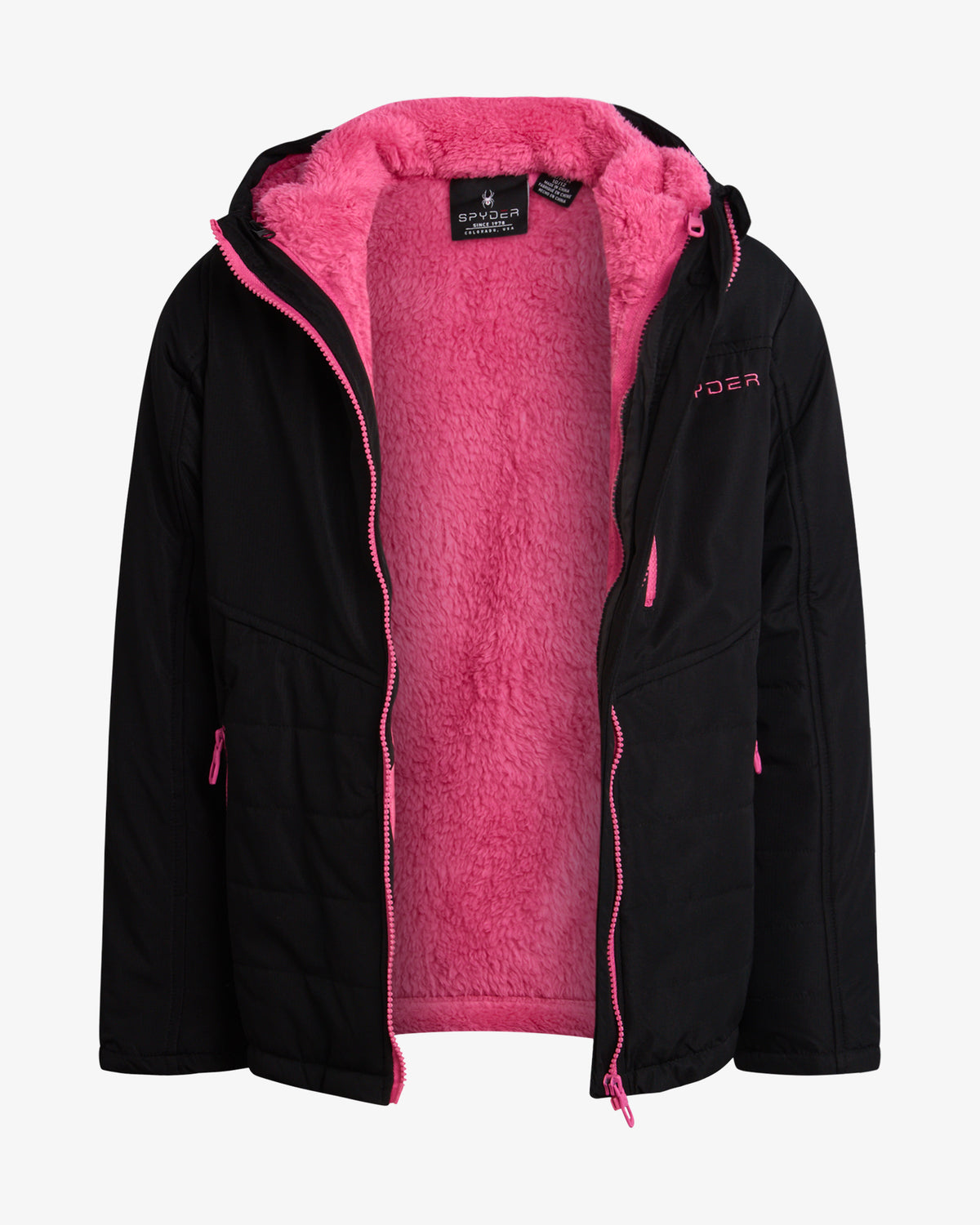 Girls' 3-in-1 Jacket - Black