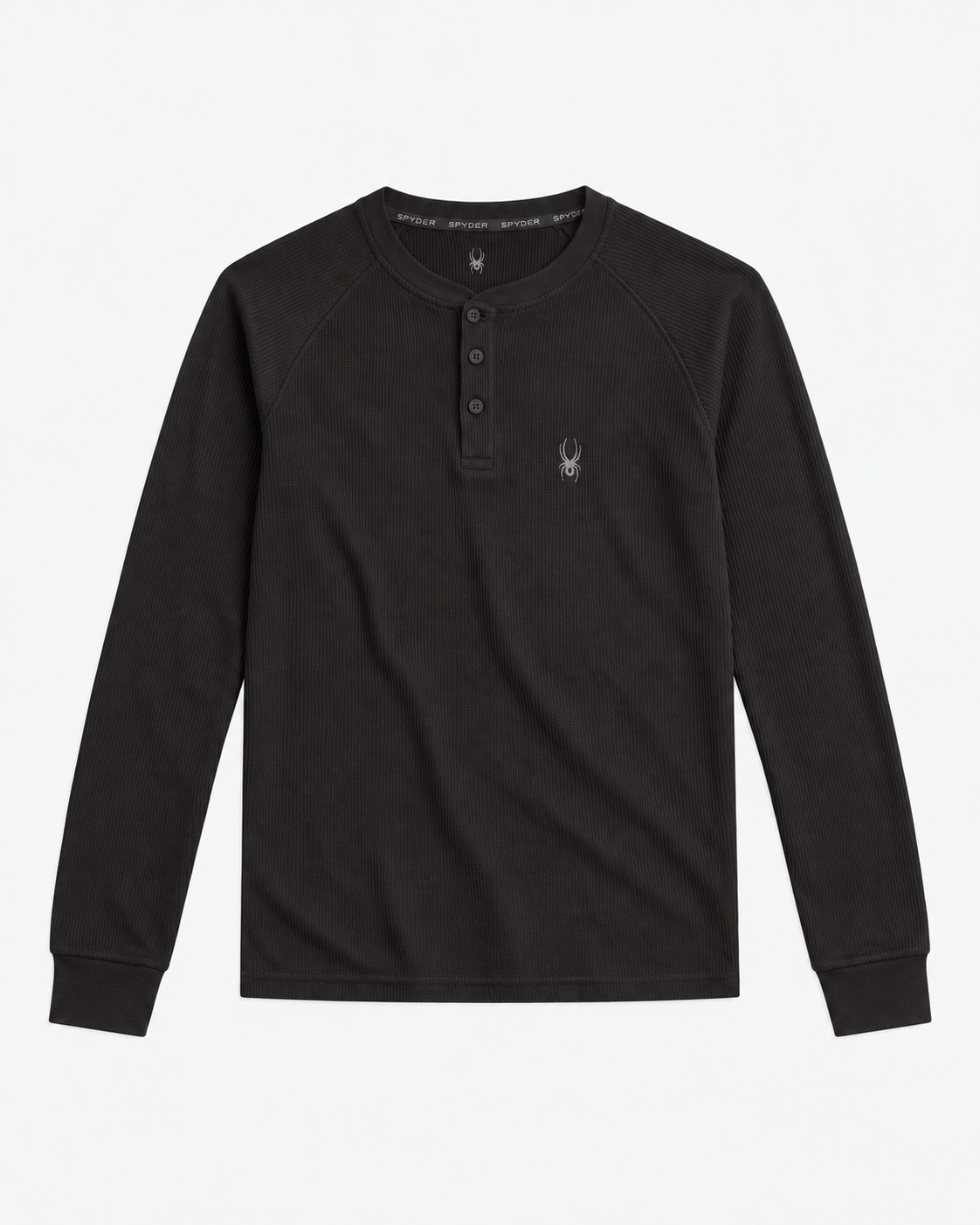 Men's Waffle Long Sleeve Henley