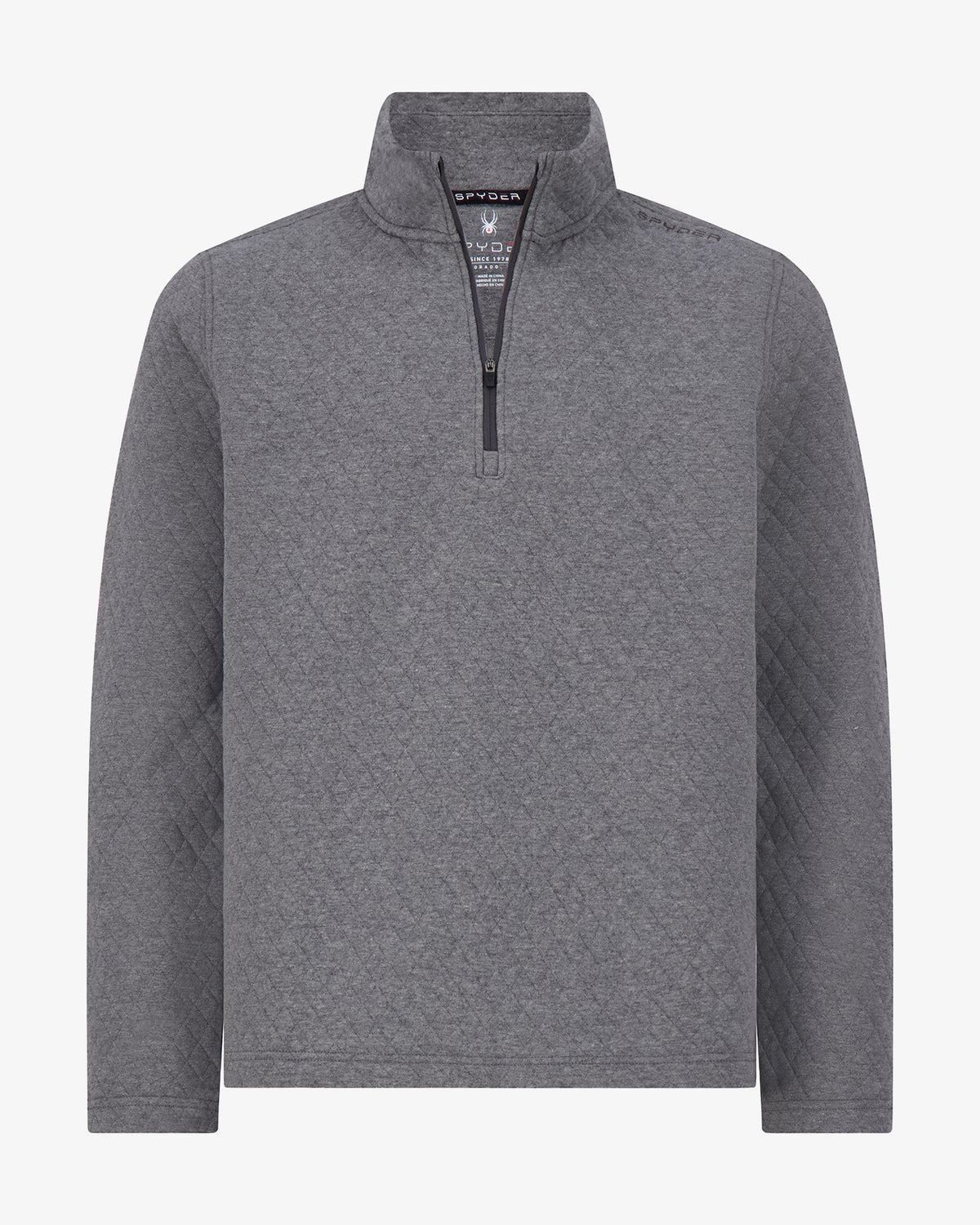 Men's Diamond Quilt Quarter Zip