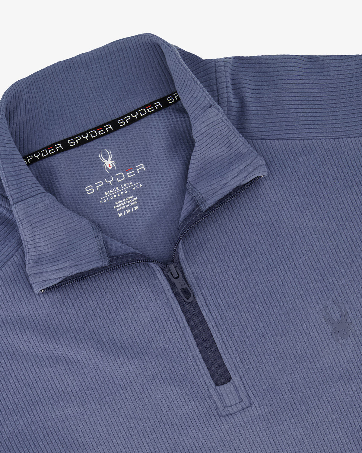 Men's Corduroy Quarter Zip - Midnight Blue