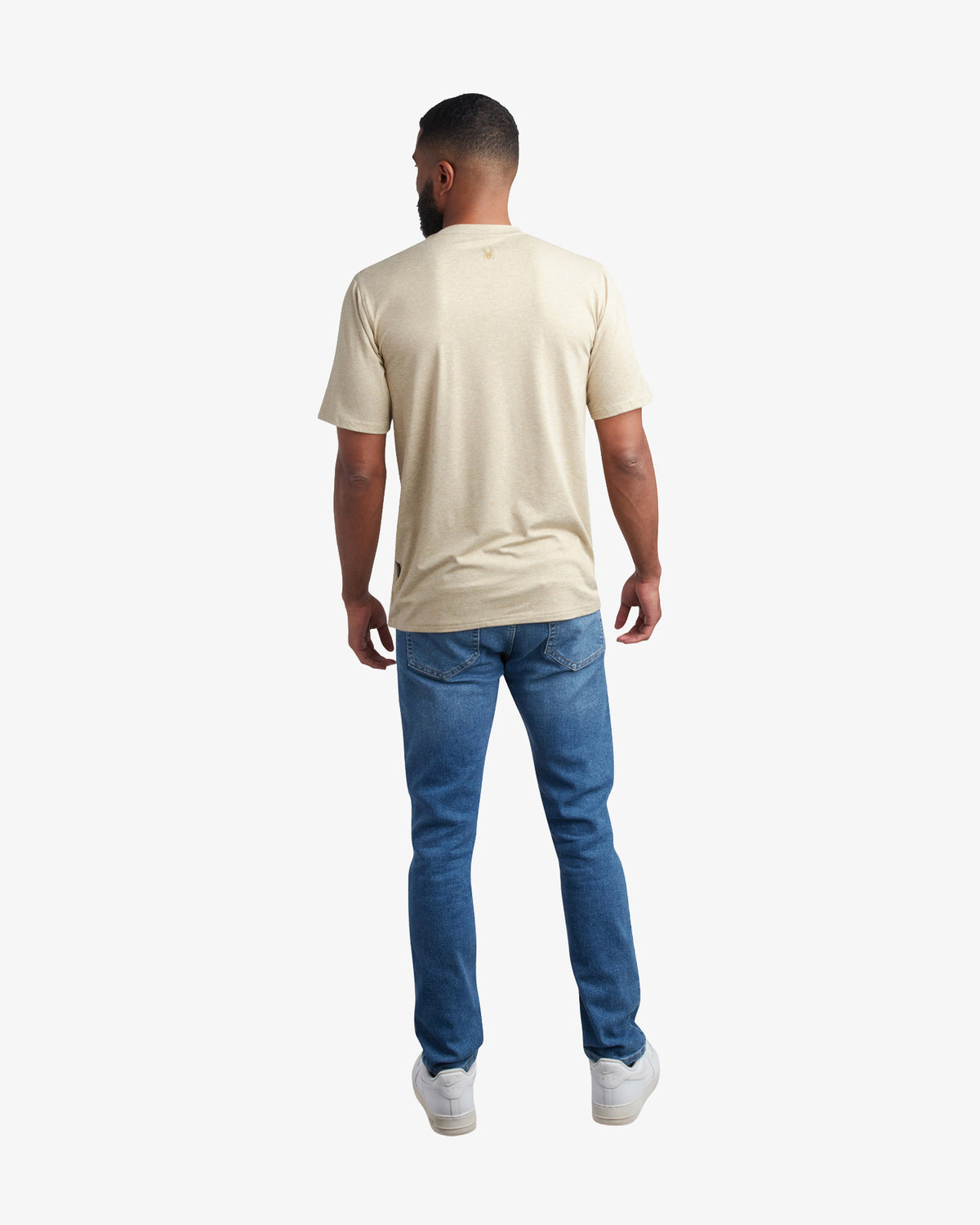 Men's Short Sleeve Wordmark Tee - Stone