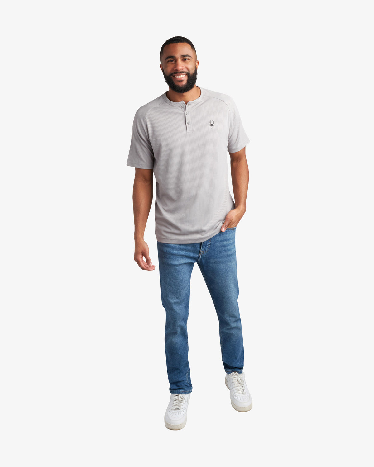 Men's Long Sleeve Thermal Henley