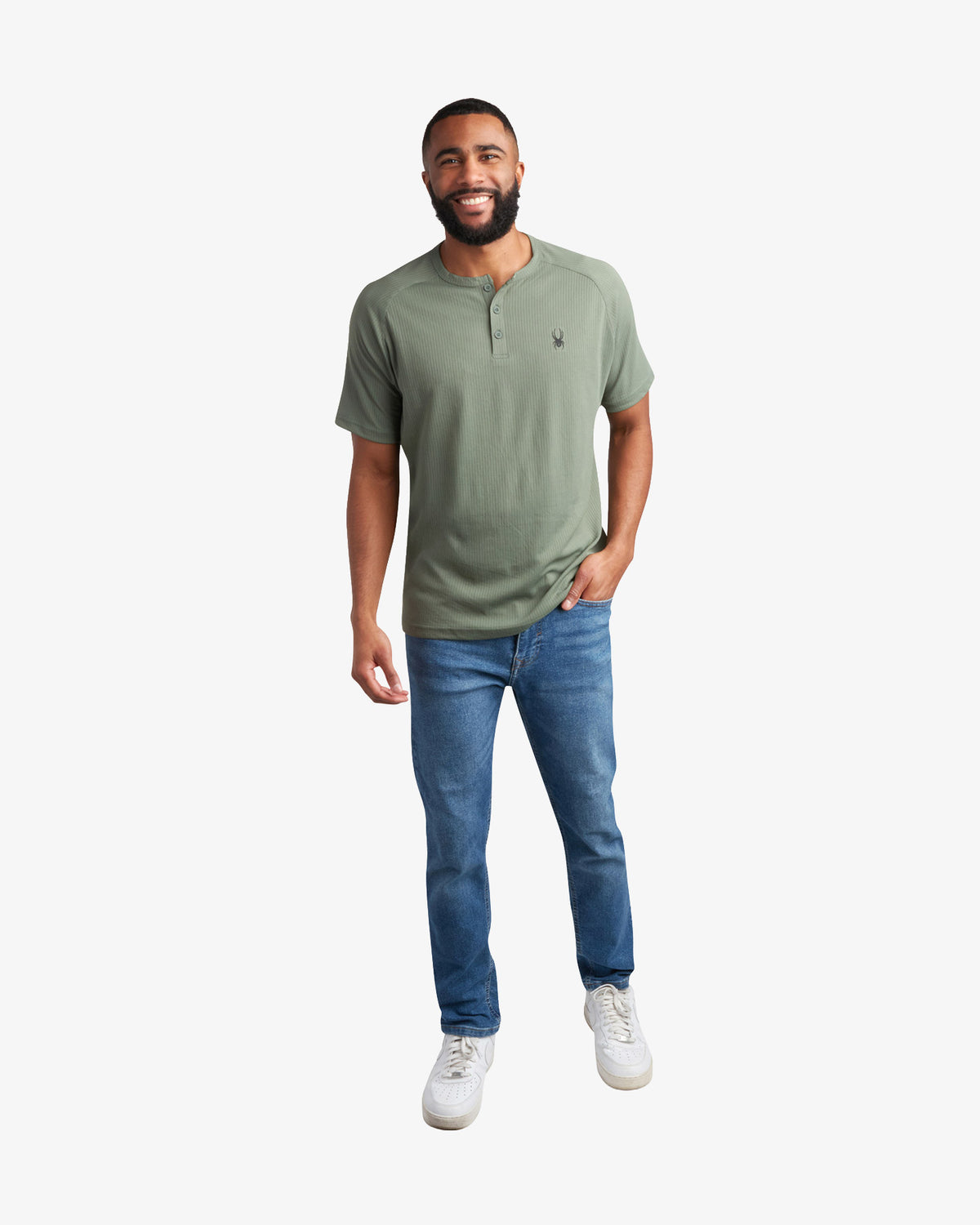Men's Long Sleeve Thermal Henley