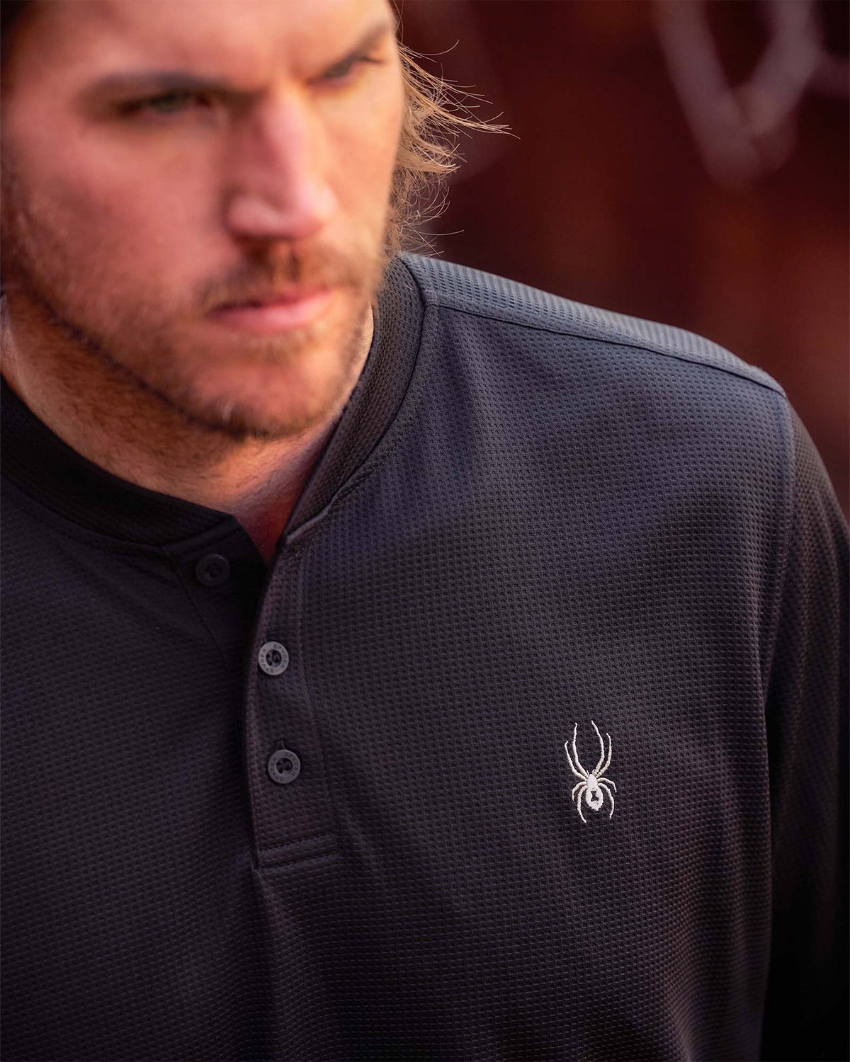 Men's Long Sleeve Thermal Henley