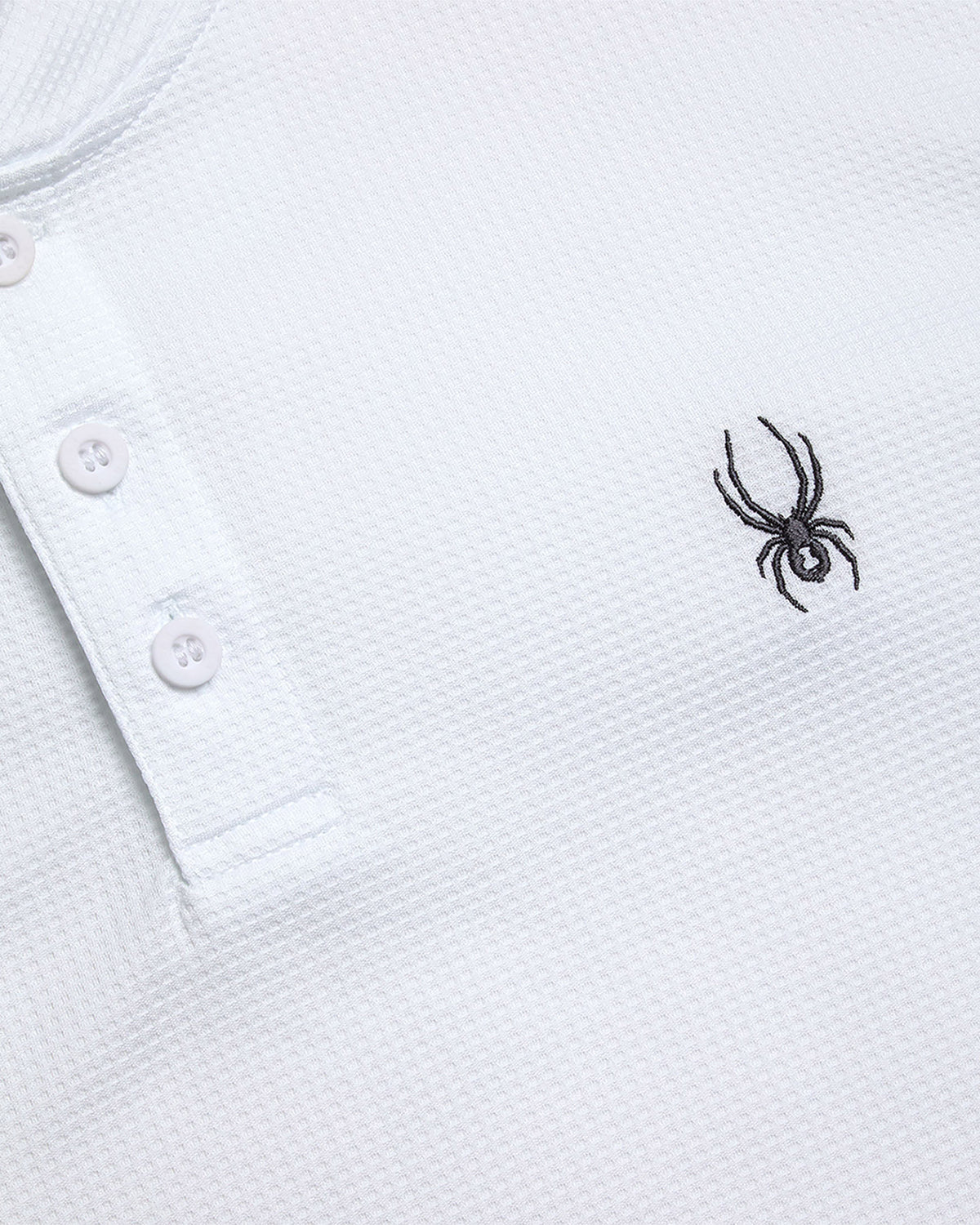Men's Long Sleeve Thermal Henley - White
