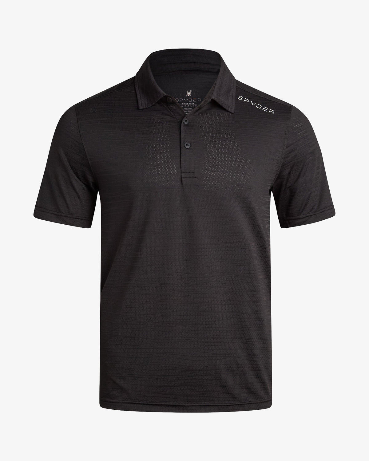 Men's Short Sleeve Jacquard Polo