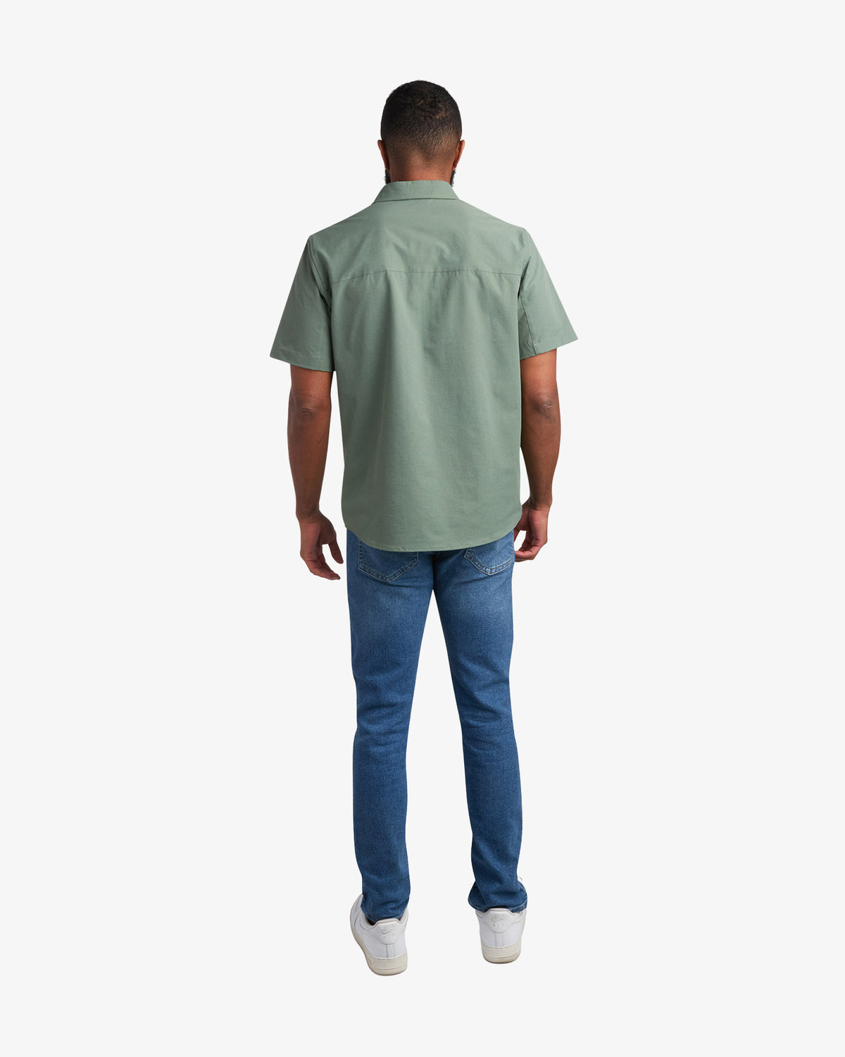 Men's Short Sleeve Ripstop Polo - Spruce Green