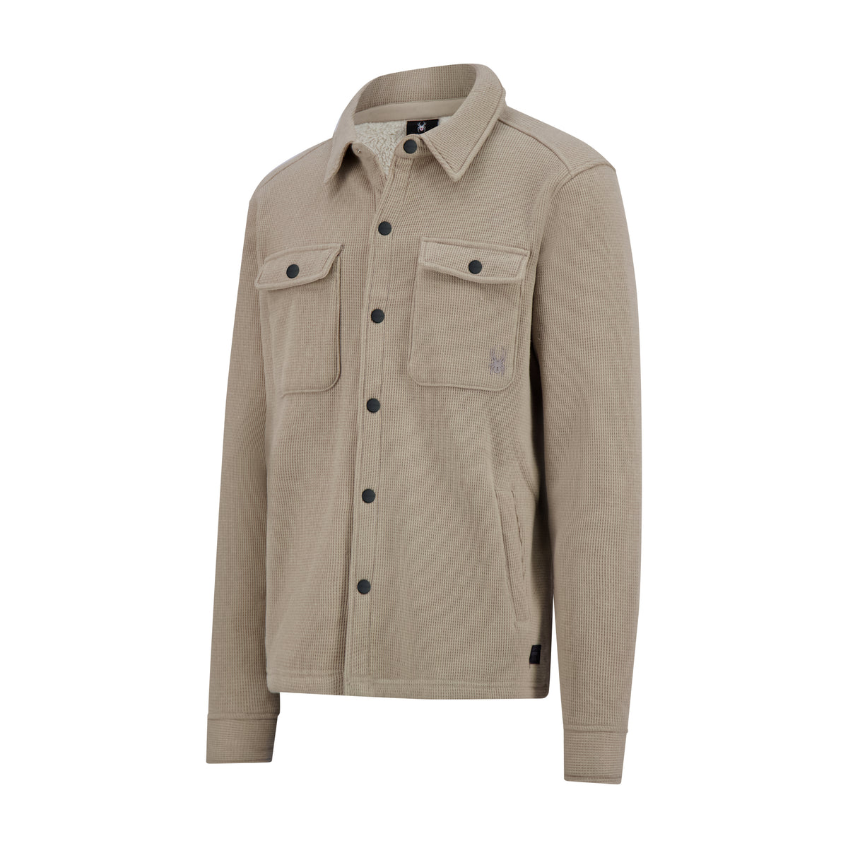 Men's Sherpa Shacket - Stone