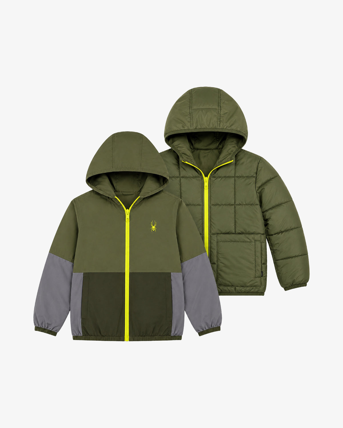 Boys' Reversible Puffer