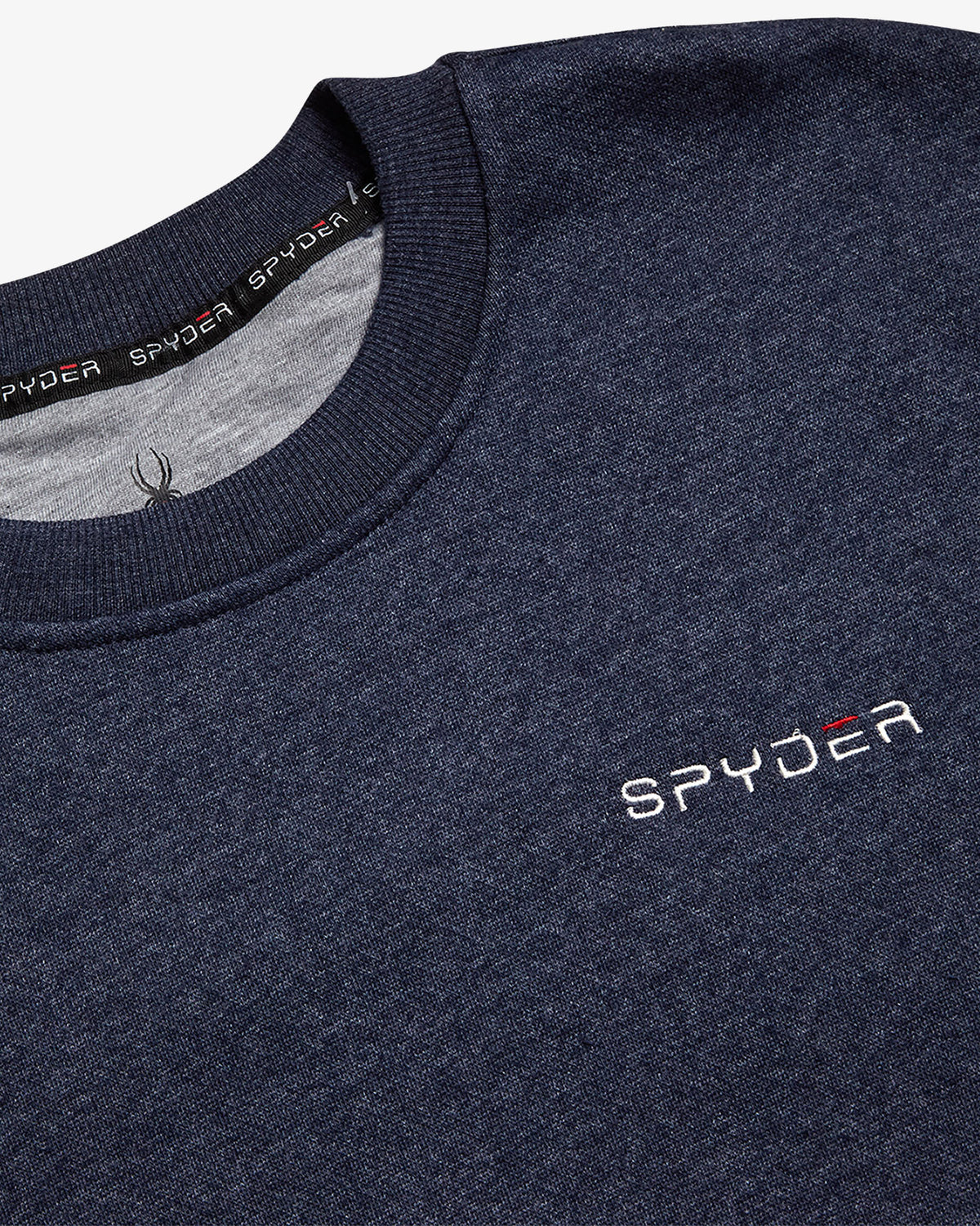 Men's Fleece Crew - Navy Heather