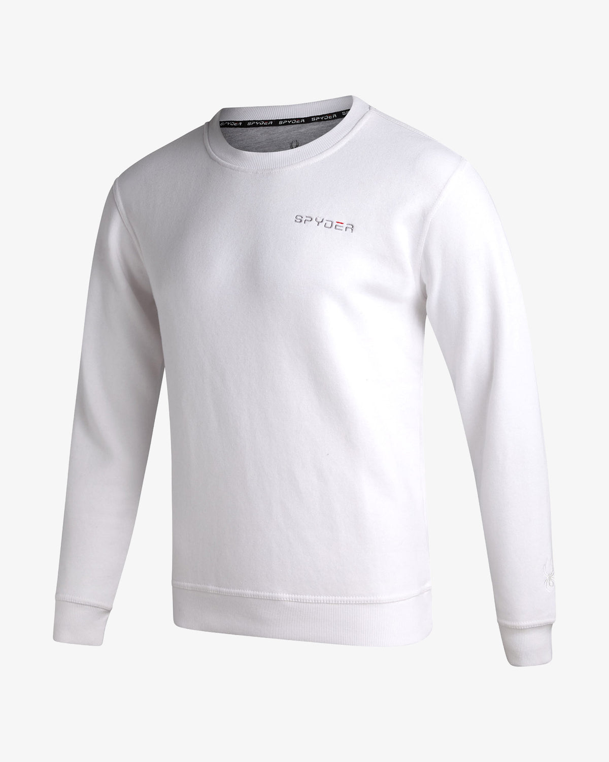 Men's Fleece Crew - White
