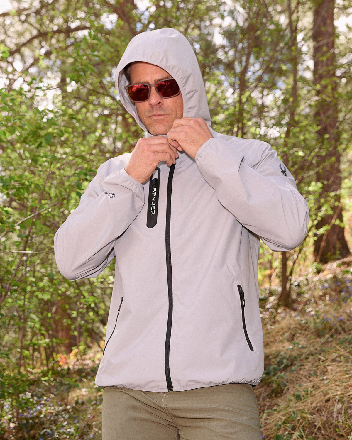 Men's Mountain Mist Rain Jacket - Pewter