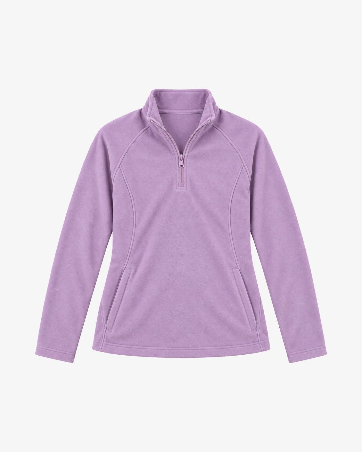 Women's Cashmere Fleece Quarter-Zip - Violet Dust