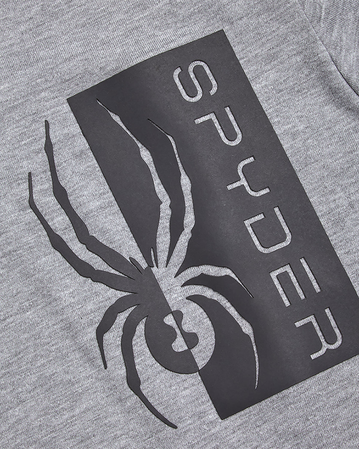 Men's Split Logo Long Sleeve - Heather Gray