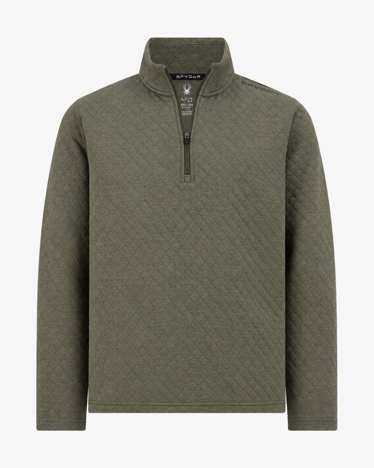 Men's Diamond Quilt Quarter Zip