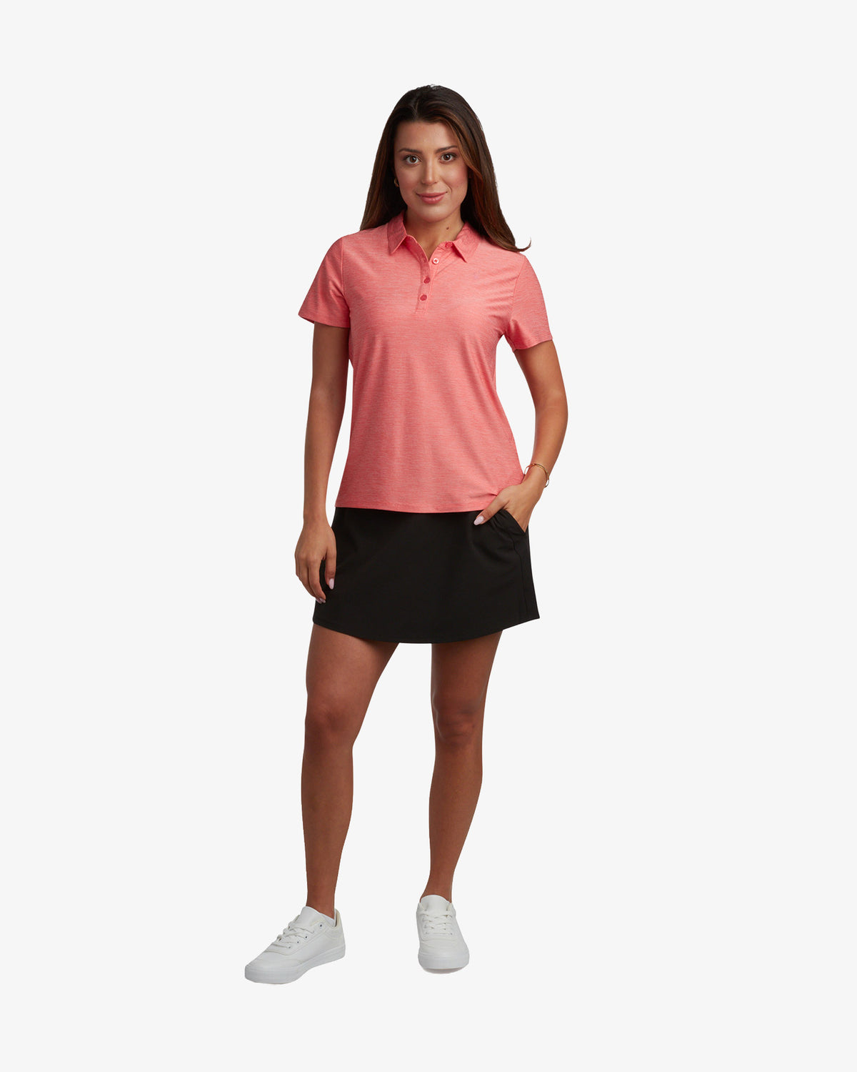 Women's Weekender Polo - Peach Bud