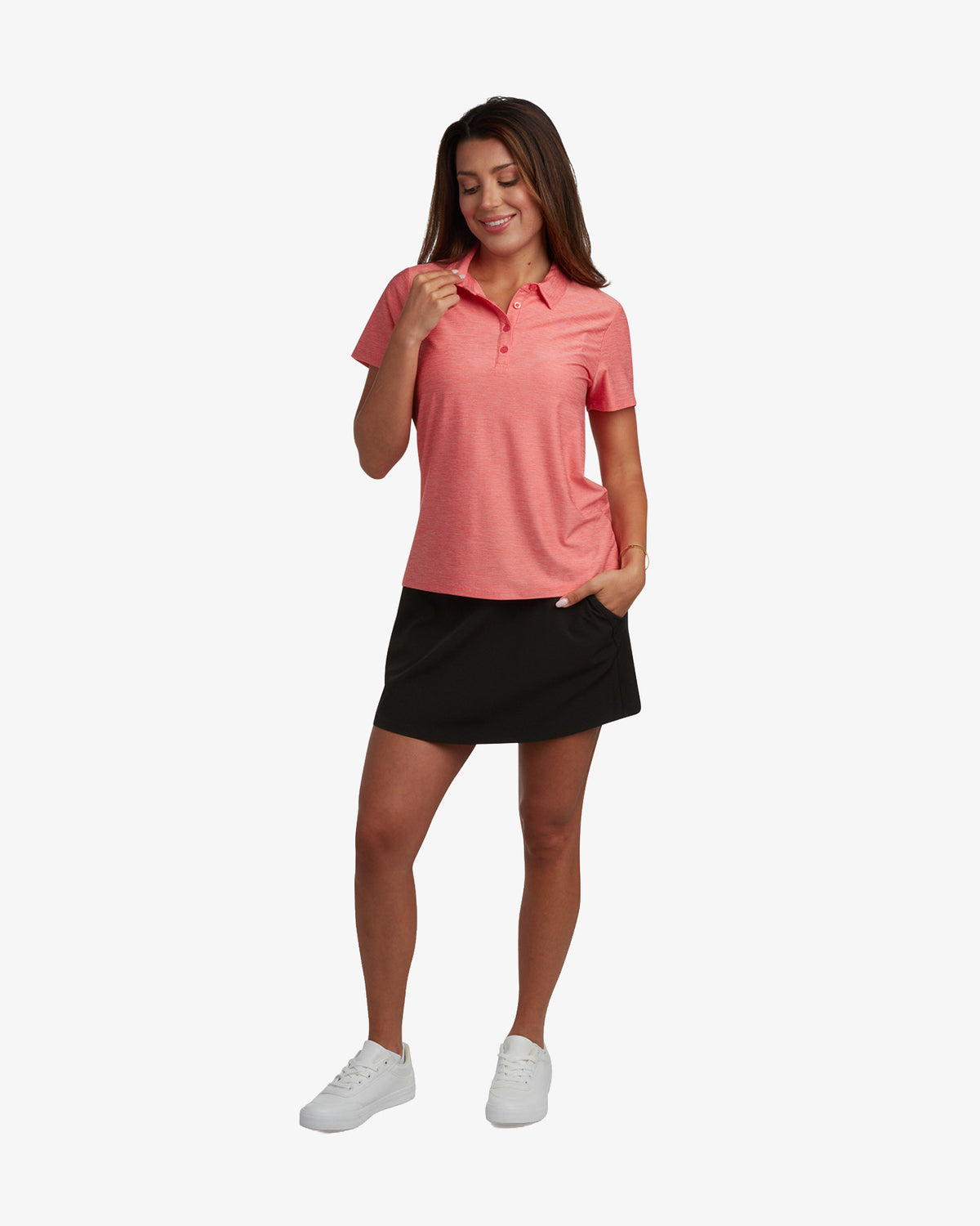 Women's Weekender Polo - Peach Bud