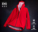 Clutch Rain Jacket with EXO Shield branding on a dark background