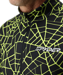 Mens Podium Half Zip T-Neck - Black