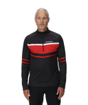 Men's Legacy Half Zip T-Neck - Black
