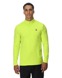 Mens Prospect Half Zip T-Neck - Lime