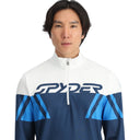 Mens Paramount Half Zip T-Neck - True Navy