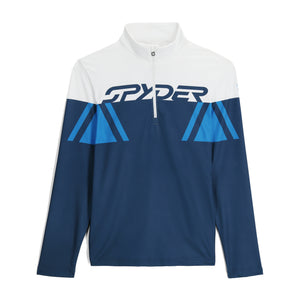 Mens Paramount Half Zip T-Neck - True Navy