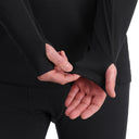 Mens Stretch Charger Crew - Black