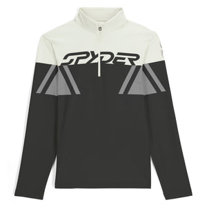 Mens Podium Half Zip T-Neck - Black