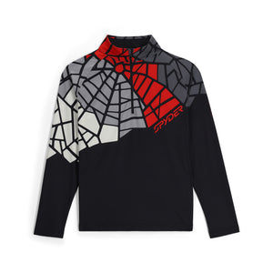 Mens Legacy Half Zip T-Neck - Black