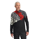 Mens Legacy Half Zip T-Neck - Black