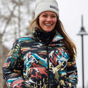 Unisex Windom Down Jacket - Paint By Numbers Purple Flash