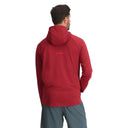 Mens Gridweb Hoodie - Redwood