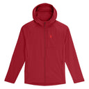 Mens Gridweb Hoodie - Redwood