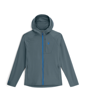 Mens Gridweb Fleece - Slate Blue