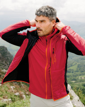 Men's Glissade Hooded Jacket - Spyder Red