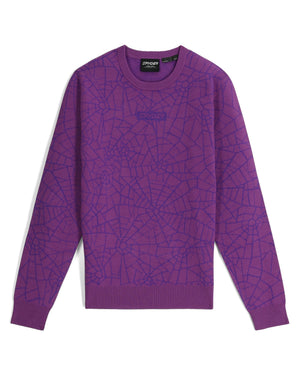 Mens Soelden Sweater - Glitch Purple