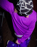 Mens Soelden Sweater - Glitch Purple