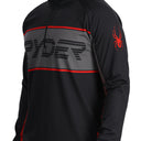 Mens Paramount Half Zip T-Neck - Black