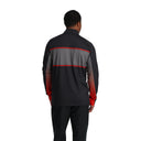 Mens Paramount Half Zip T-Neck - Black