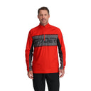 Mens Paramount Half Zip T-Neck  - Volcano
