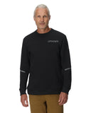 Mens Speed Fleece Crew Jacket - Black