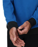 Mens Speed Fleece Crew Jacket - Cobalt